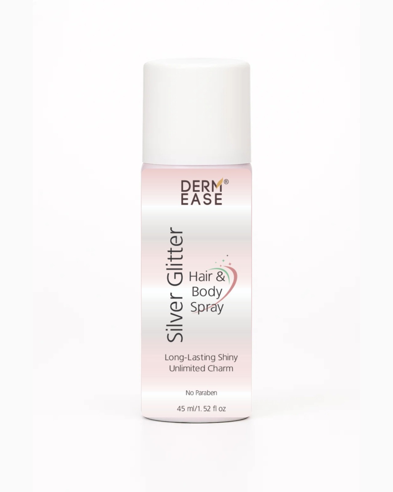 SILVER GLITTER HAIR & BODY SPRAY